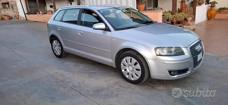 Usata Audi A3 140 CV (102 kW) 2007 Grigio Berlina