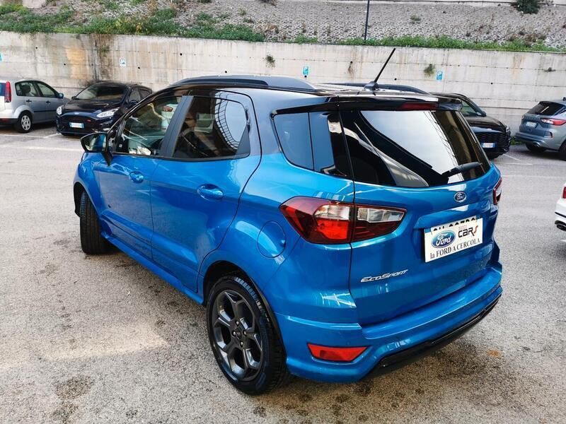 Usata Ford Ecosport ST-Line 125 CV (91 kW) 2021 Blu/azzurro SUV