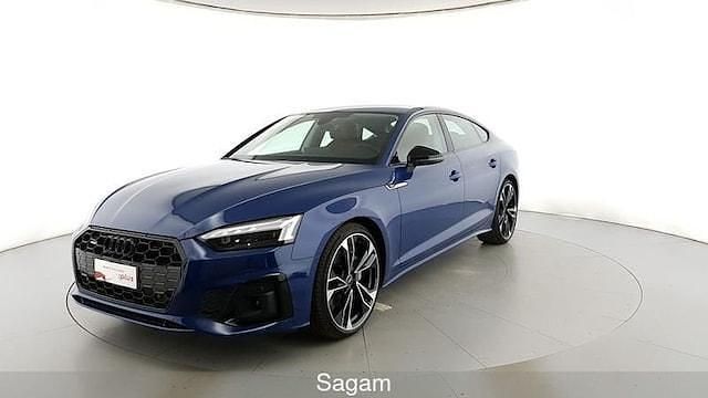 Blu ascari Usata 2024 Audi A5 Sportback S-Line Due volumi | 52.800 € (Molto cara) - Immagine 1/4