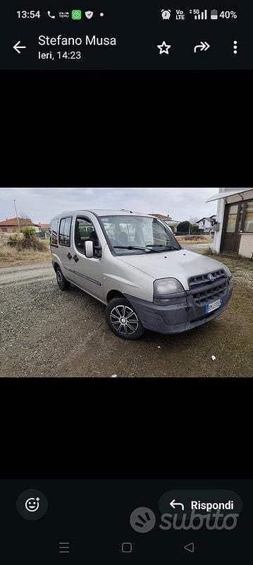 Usata Fiat Doblò 2001 Grigio Monovolume
