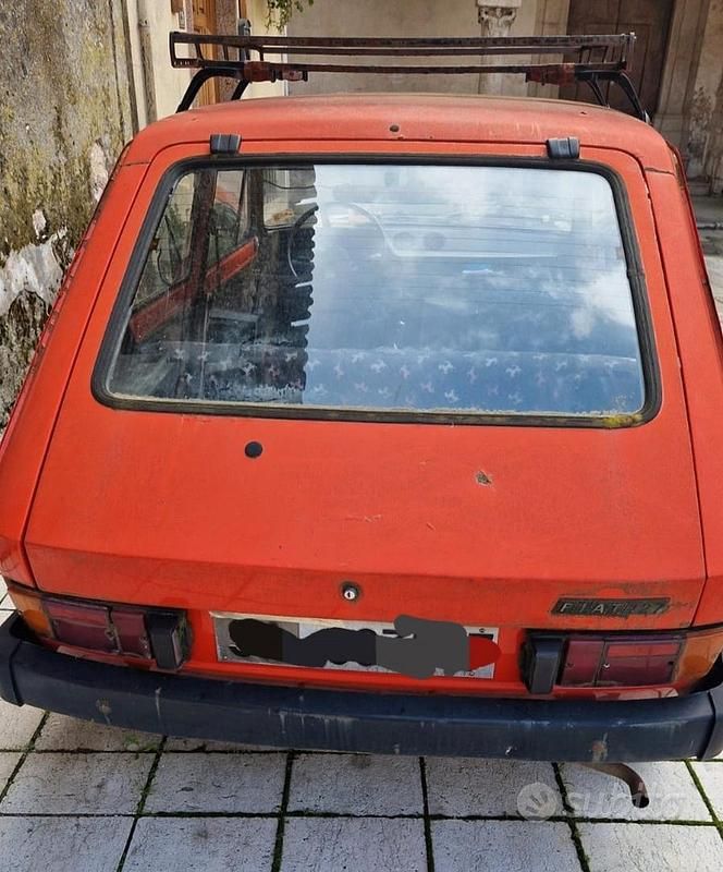 Usata Fiat 127 1981 Rosso Berlina