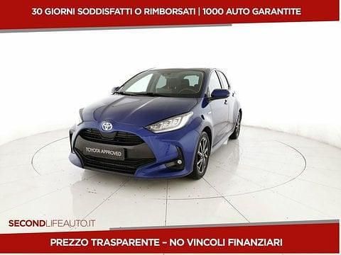 Usata Toyota Yaris Hybrid Style 116 CV (85 kW) 2020 Blu Utilitaria