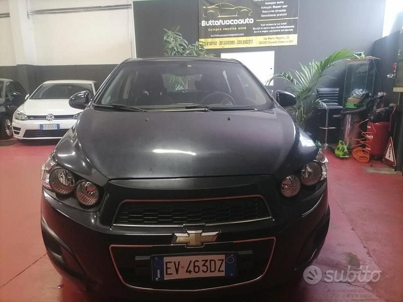 Usata Chevrolet Aveo LTZ 86 CV (63 kW) 2014 Nero Berlina
