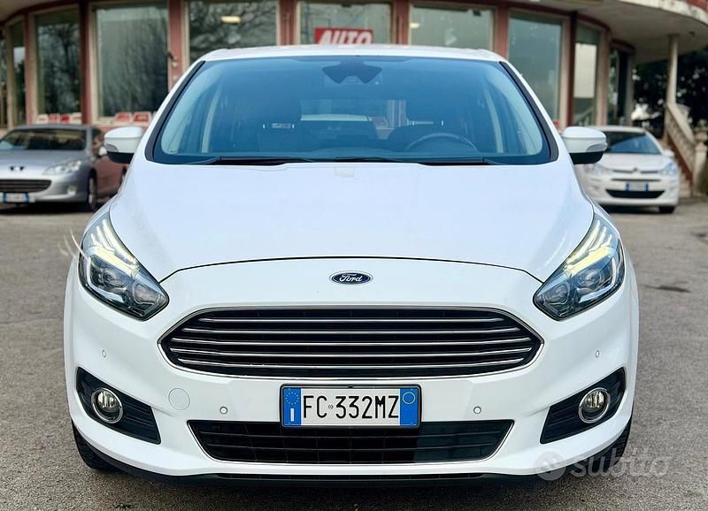 Usata Ford S-MAX Vignale 150 CV (110 kW) 2016 Bianco Monovolume