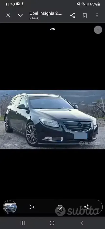 Usata Opel Insignia 160 CV (117 kW) 2010 Nero Station wagon