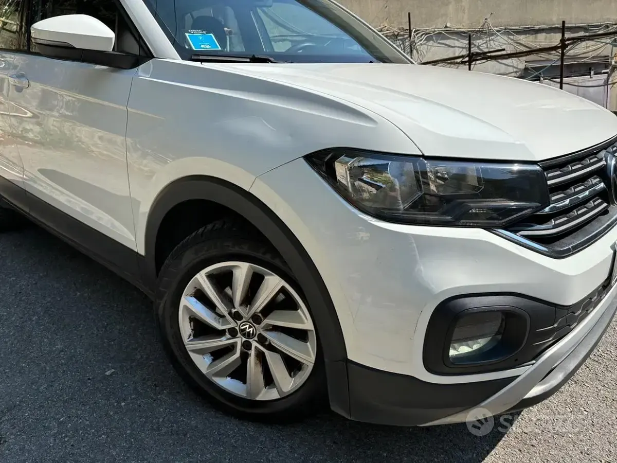 Usata VW T-Cross 110 CV (80 kW) 2021 Bianco SUV
