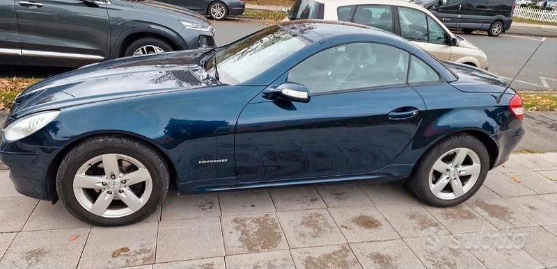 Usata Mercedes SLK200 Edition 163 CV (119 kW) 2007 Blu Cabrio