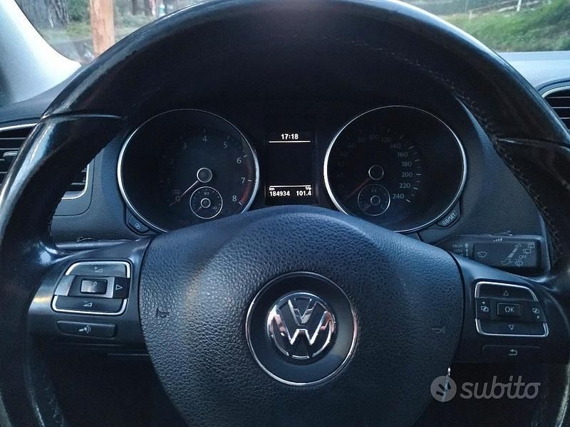 Usata VW Golf VI 2010 Nero Utilitaria