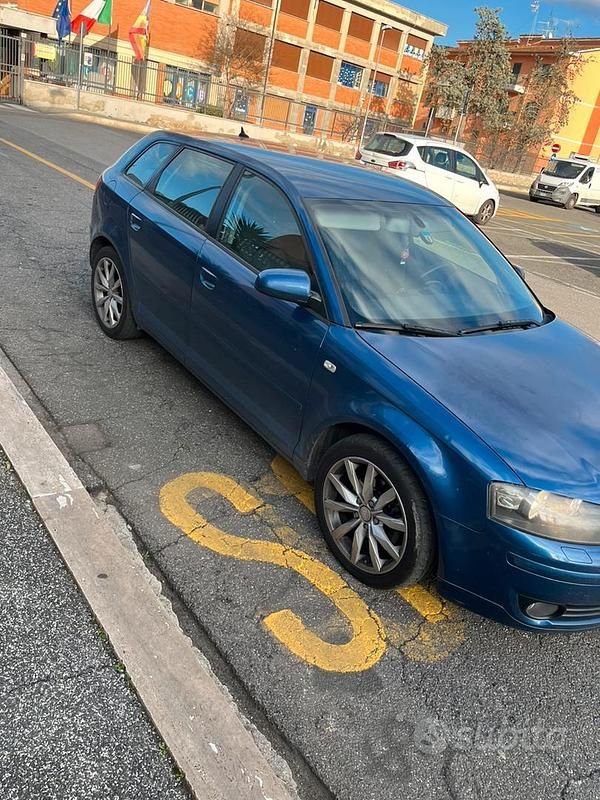 Usata Audi A3 140 CV (102 kW) 2008 Blu Utilitaria