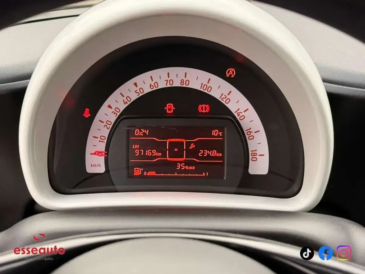 Usata Smart ForFour Prime 71 CV (52 kW) 2017 Bianco Utilitaria