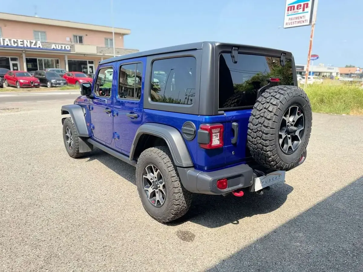 Usata Jeep Wrangler Rubicon 200 CV (147 kW) 2020 Blu/azzurro SUV