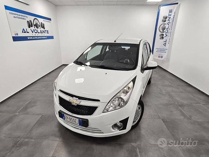 Usata Chevrolet Spark LS 68 CV (50 kW) 2012 Bianco Utilitaria