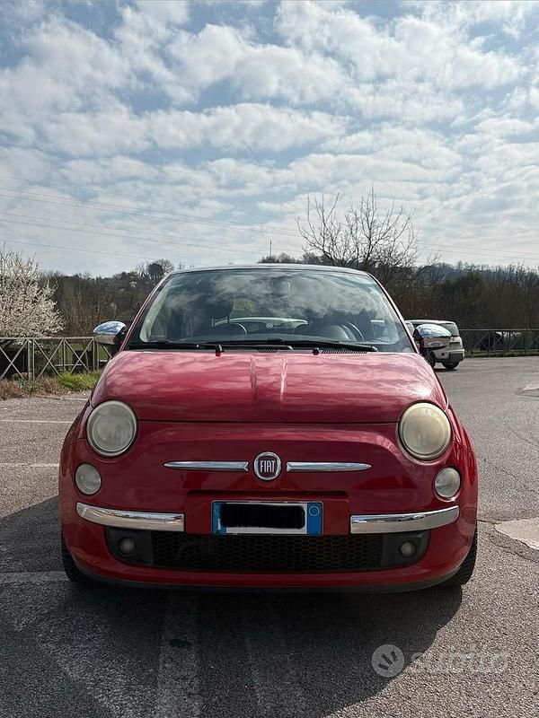 Usata Fiat 500 2008 Rosso Utilitaria