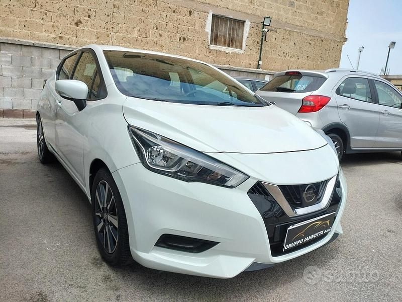 Usata Nissan Micra Acenta 90 CV (66 kW) 2018 Bianco Utilitaria