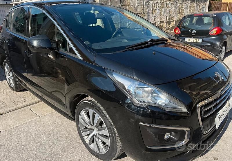 Usata Peugeot 3008 110 CV (80 kW) 2015 Nero Station wagon