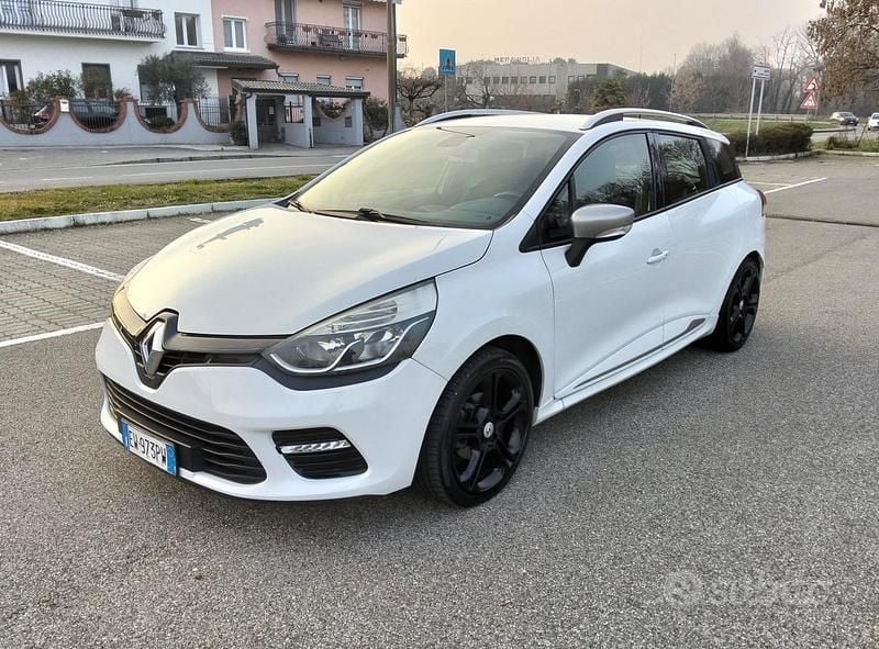Usata Renault Clio GrandTour GT 120 CV (88 kW) 2014 Bianco Station wagon