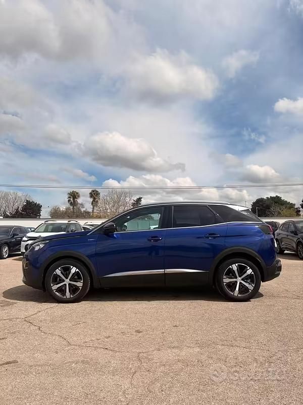 Usata Peugeot 3008 GT-line 131 CV (96 kW) 2019 Blu SUV