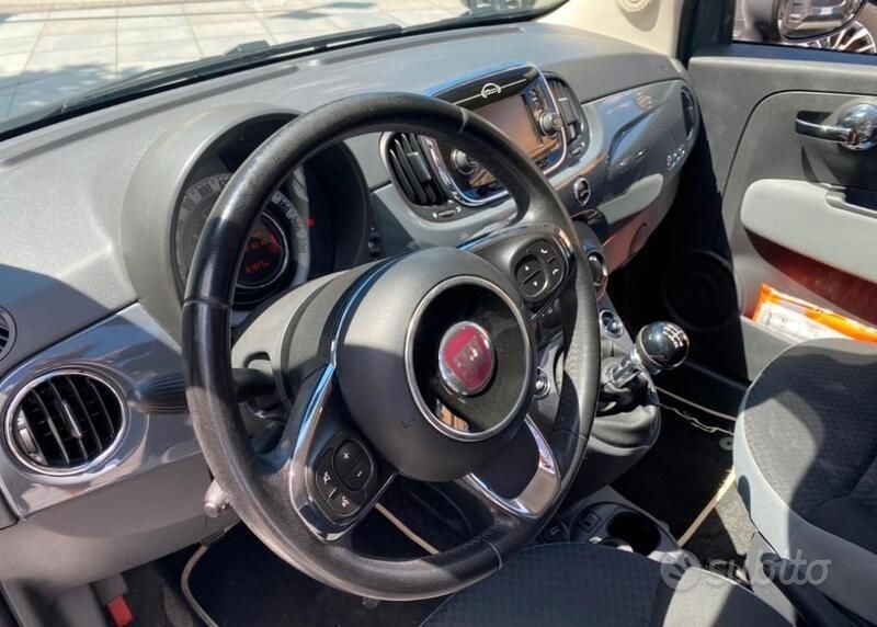Usata Fiat 500 Pop 69 CV (50 kW) 2015 Grigio Utilitaria