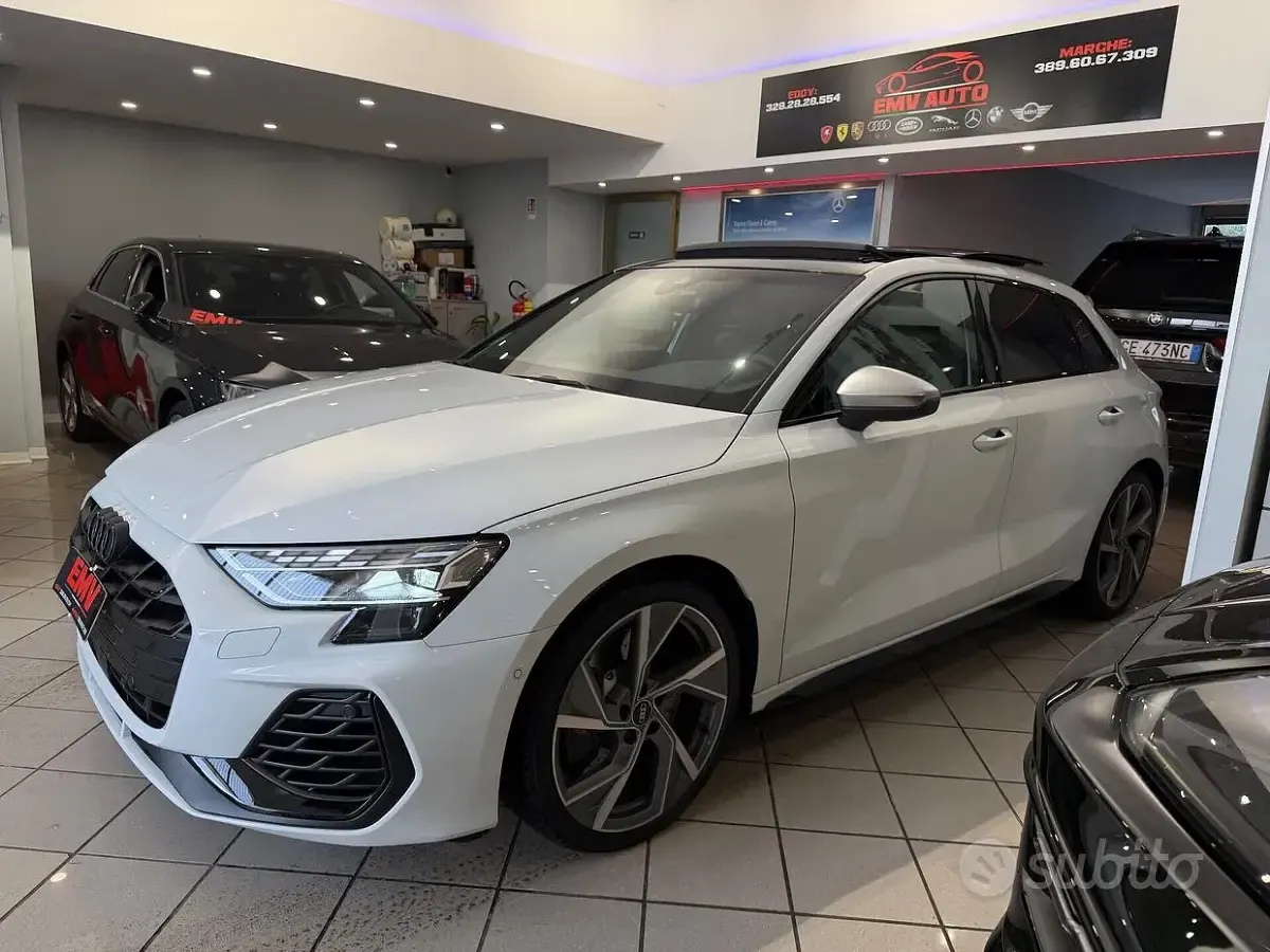 Usata Audi S3 333 CV (244 kW) 2025 Bianco Berlina