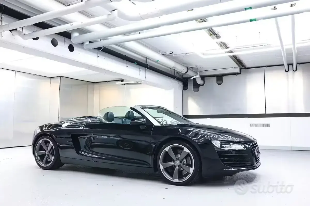 Usata Audi R8 Spyder Advanced 430 CV (316 kW) 2012 Nero Cabrio