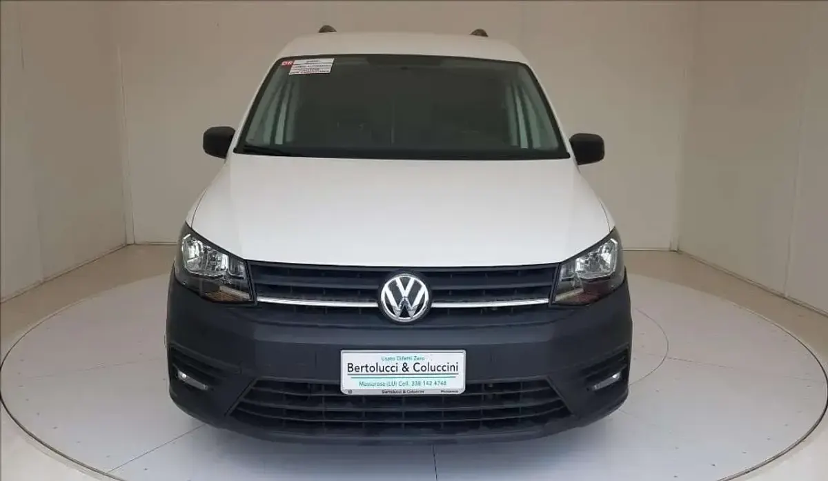 Usata VW Caddy Advance 102 CV (75 kW) 2020 Bianco pastello Monovolume