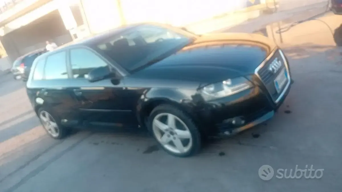 Usata Audi A3 90 CV (66 kW) 2009 Nero Utilitaria
