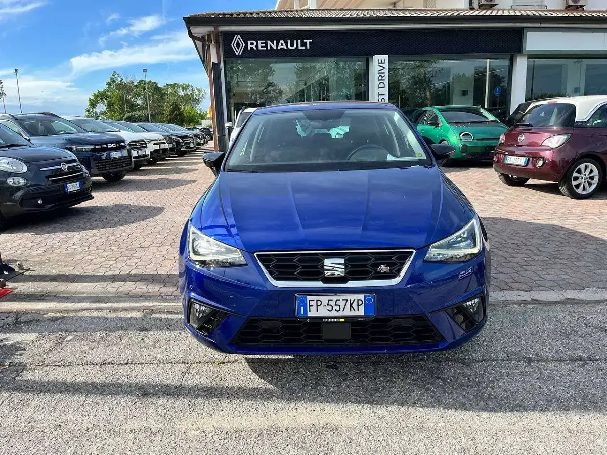 Usata Seat Ibiza FR 90 CV (66 kW) 2018 Blu/azzurro Utilitaria