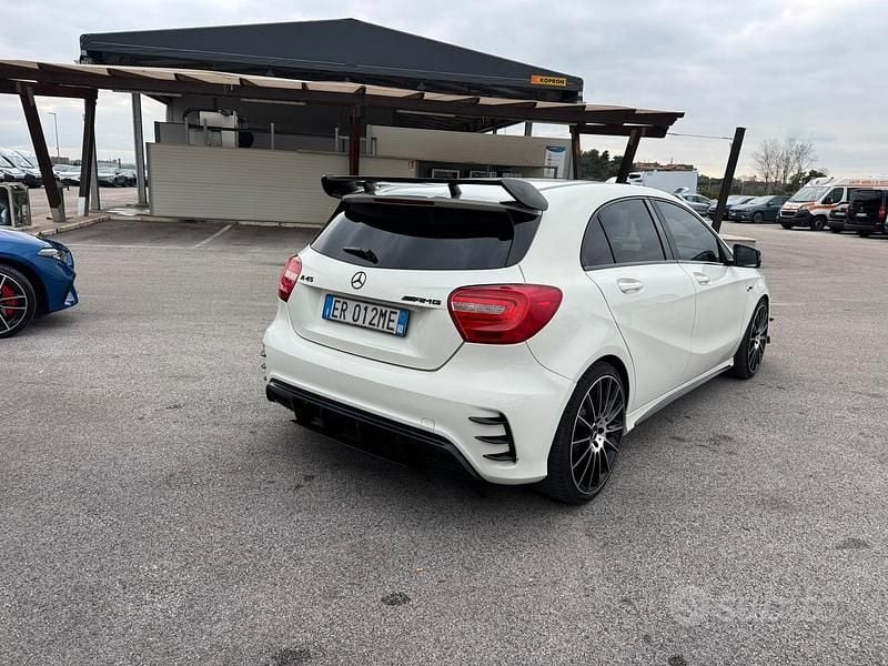 Usata Mercedes A45 AMG 360 CV (264 kW) 2015 Bianco Berlina
