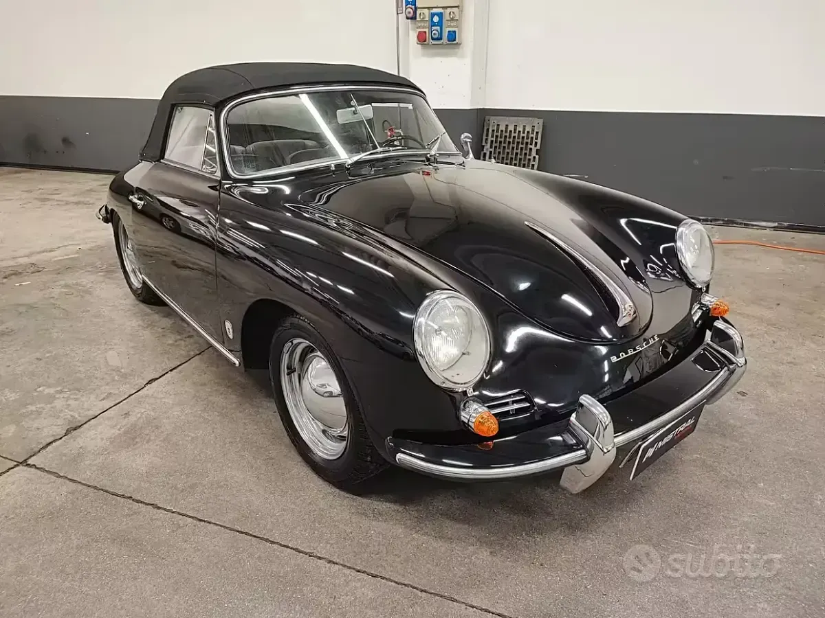 Usata Porsche 356 B 75 CV (55 kW) 1960 Nero Cabrio