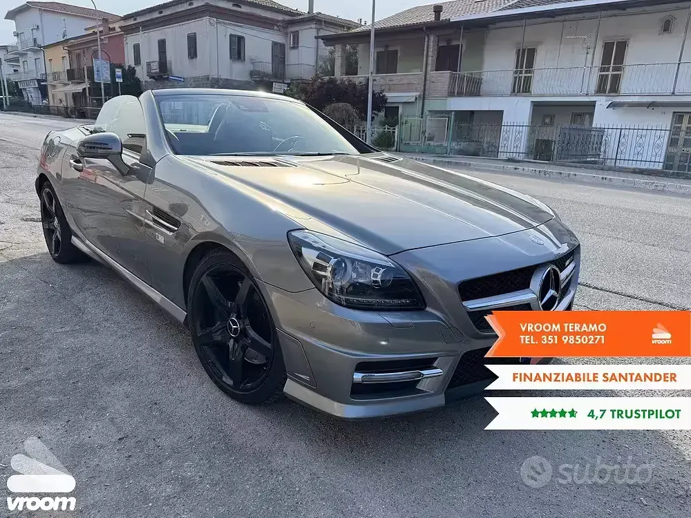 Usata Mercedes SLK250 Premium 204 CV (150 kW) 2011 Grigio Cabrio