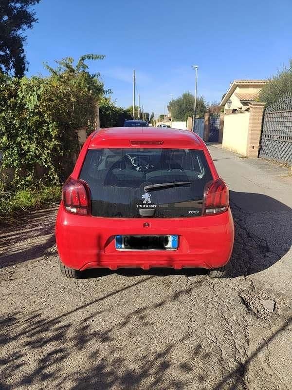Usata Peugeot 108 Active 72 CV (52 kW) 2020 Rosso Utilitaria