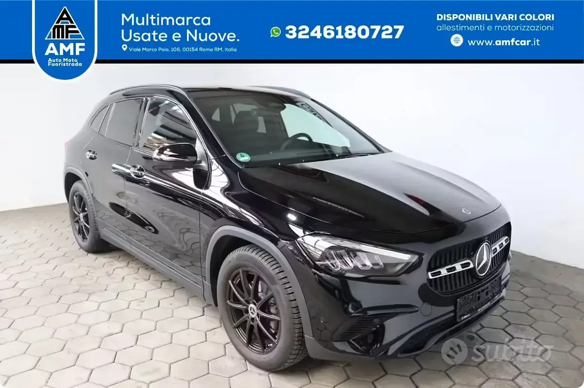 Usata Mercedes GLA180 Progressive 136 CV (100 kW) 2024 Nero SUV