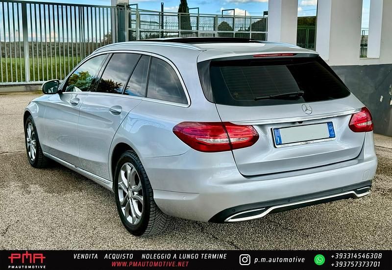 Usata Mercedes C200 Premium 136 CV (100 kW) 2016 Argento Station wagon