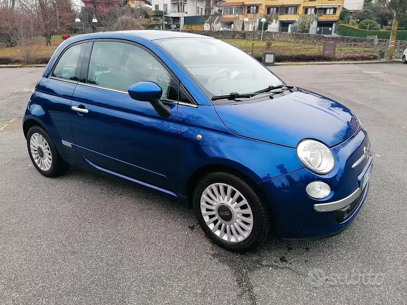 Usata Fiat 500 69 CV (50 kW) 2009 Blu Cabrio