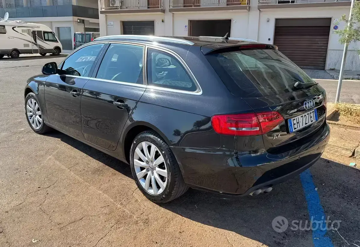 Usata Audi A4 Advanced 143 CV (105 kW) 2009 Nero Berlina
