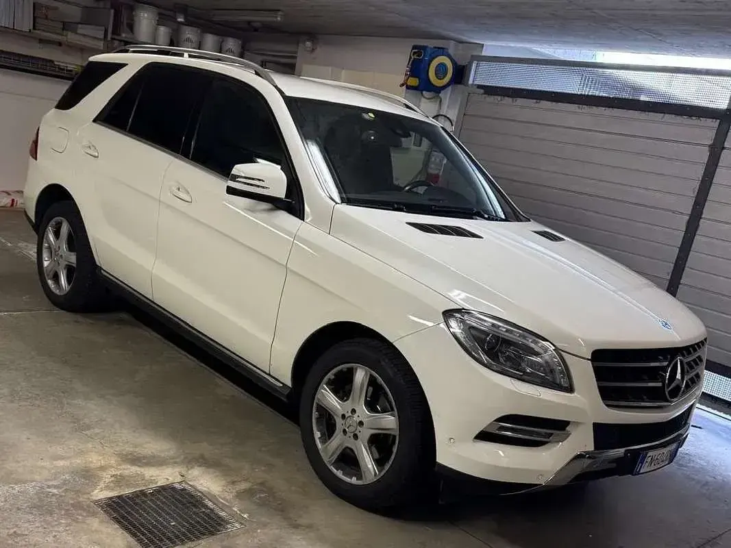 Usata Mercedes ML250 Premium 204 CV (150 kW) 2014 Bianco SUV