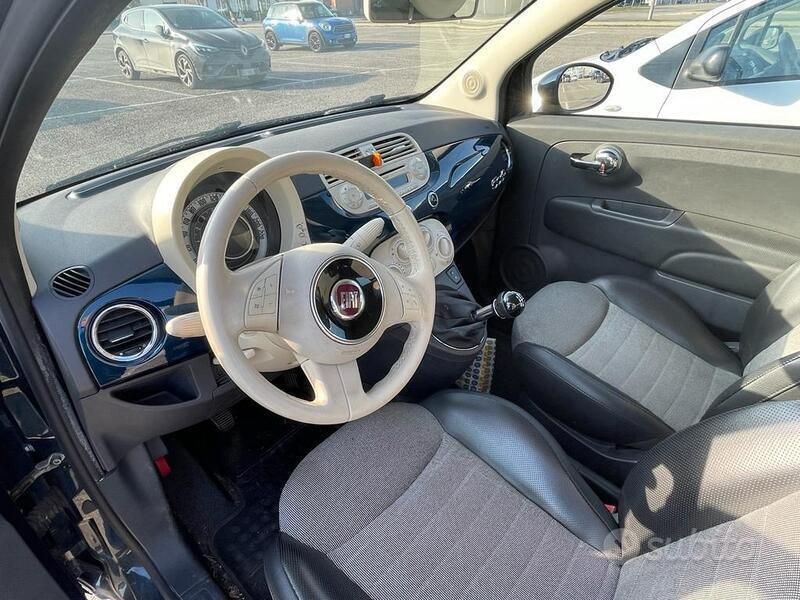 Usata Fiat 500 69 CV (50 kW) 2013 Blu Cabrio