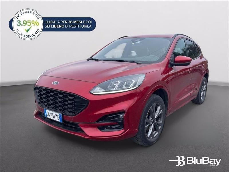 Rosso Usata 2021 Ford Kuga ST-Line SUV | 24.500 € (Molto cara) - Immagine 1/4