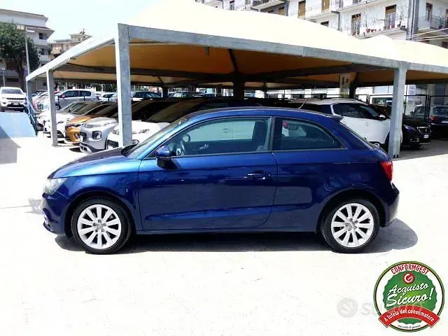 Usata Audi A1 Ambition 86 CV (63 kW) 2010 Blu Utilitaria