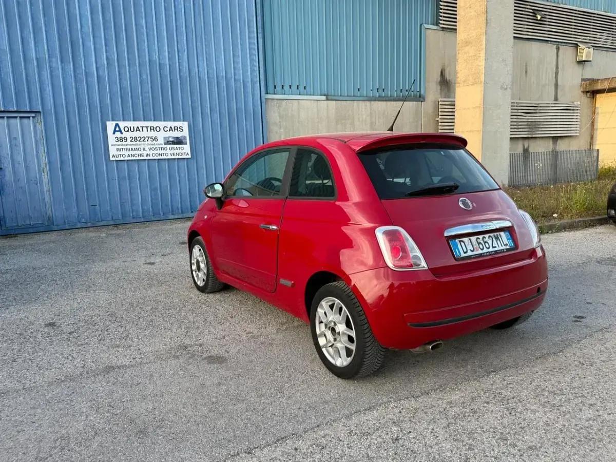 Usata Fiat 500 Pop 75 CV (55 kW) 2008 Rosso Berlina