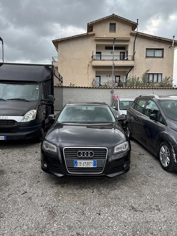 Usata Audi A3 Attraction 169 CV (124 kW) 2010 Nero Utilitaria