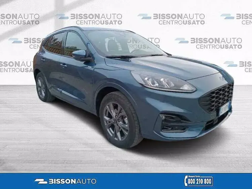 Usata Ford Kuga ST-Line 225 CV (165 kW) 2021 Blu SUV