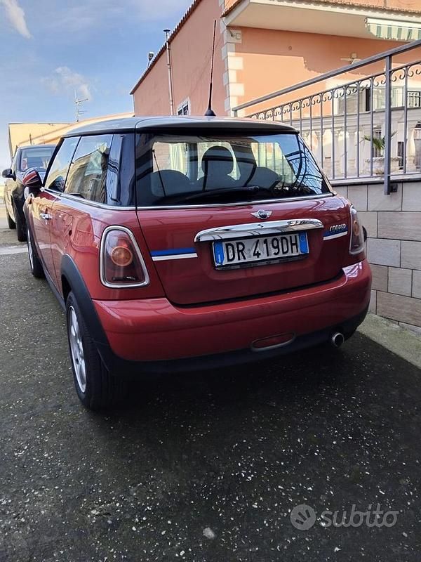 Usata Mini Cooper 2008 Rosso Utilitaria