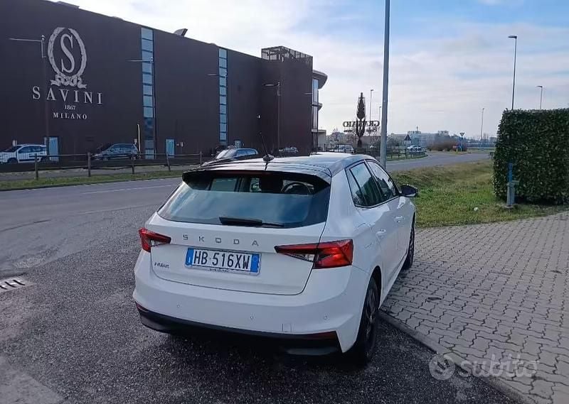 Usata Skoda Fabia 2024 Bianco Utilitaria