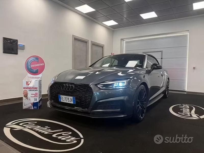 Usata Audi A5 Cabriolet Sport 190 CV (139 kW) 2017 Grigio Cabrio