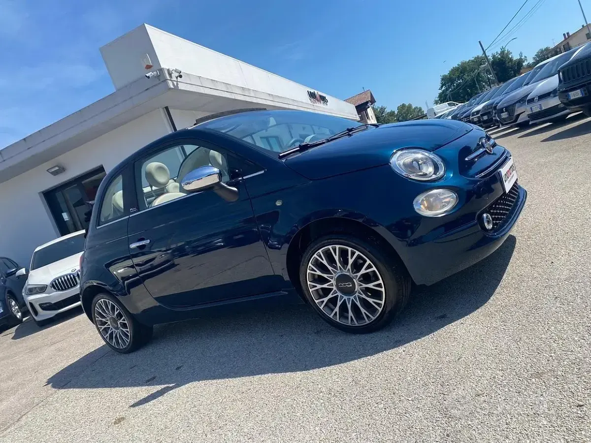 Usata Fiat 500C Mirror 69 CV (50 kW) 2017 Bluazzurro Cabrio