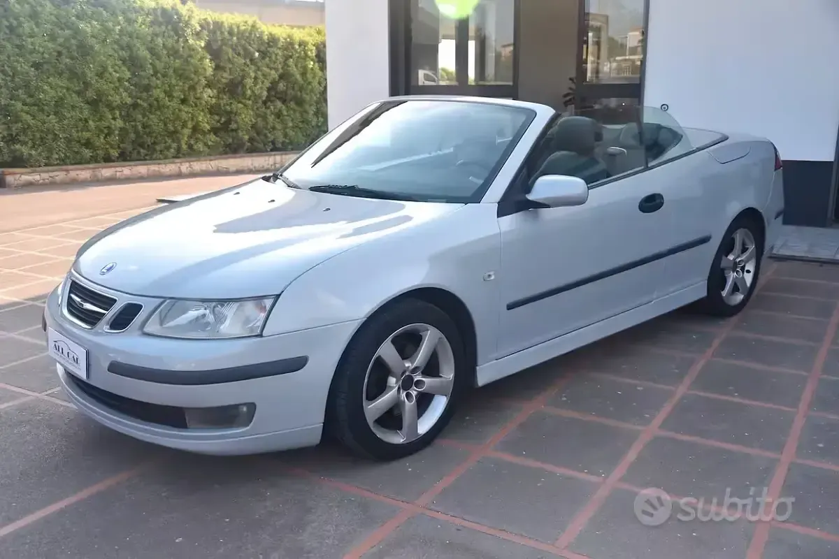 Usata Saab 9-3 Cabriolet Vector 150 CV (110 kW) 2006 Grigio Cabrio