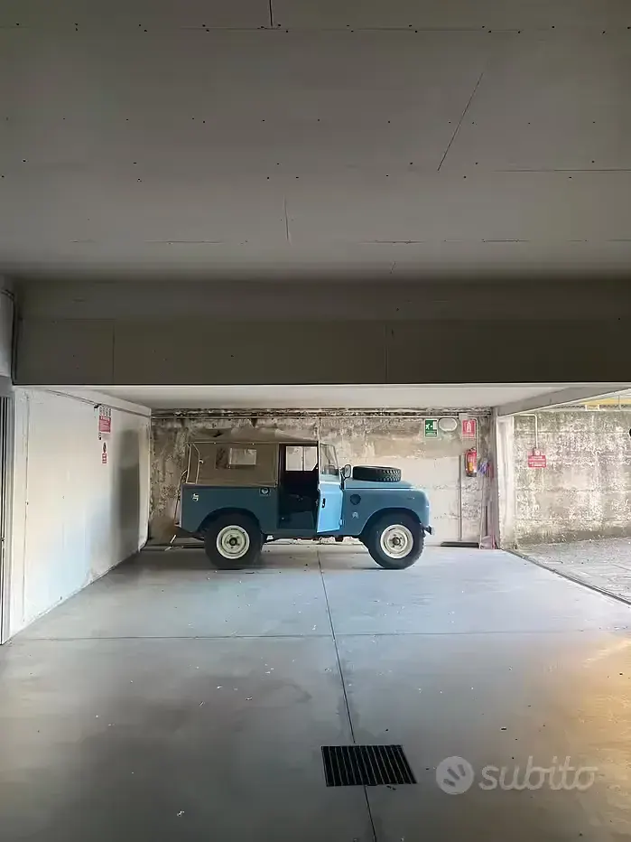 Usata Land Rover 3 1983 Blu Cabrio