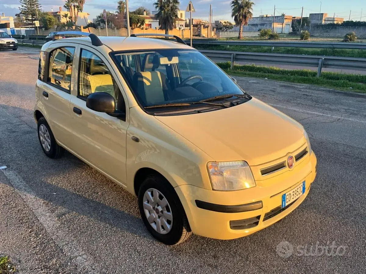 Usata Fiat Panda Dynamic 60 CV (44 kW) 2010 Giallo Utilitaria