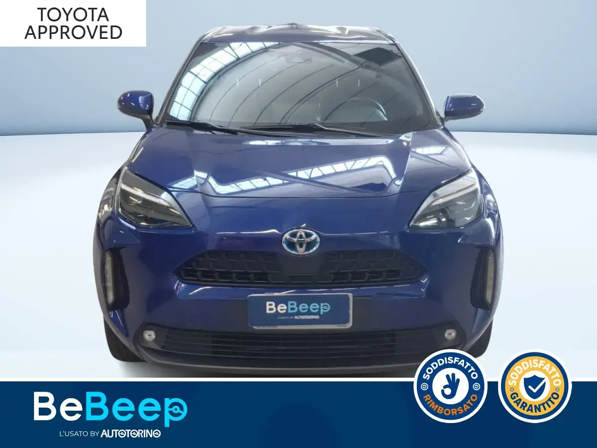 Usata Toyota Yaris Trend 92 CV (67 kW) 2022 Blu metallizzato Utilitaria